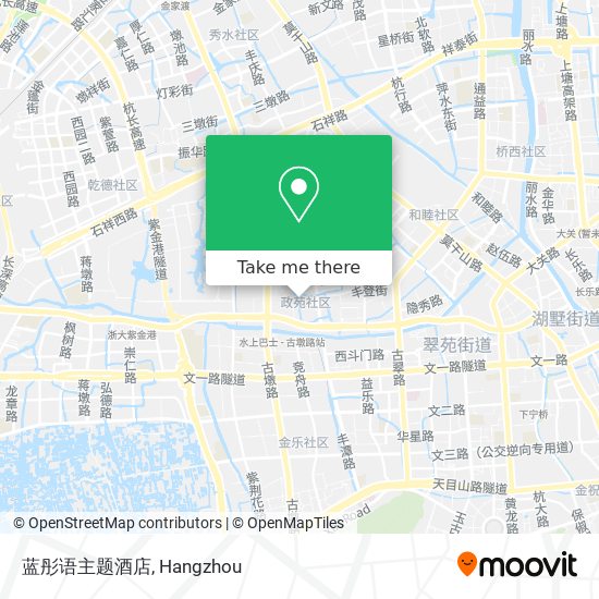 蓝彤语主题酒店 map