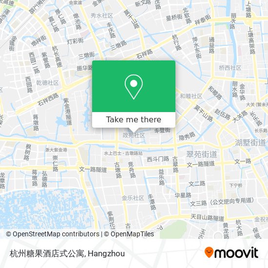 杭州糖果酒店式公寓 map
