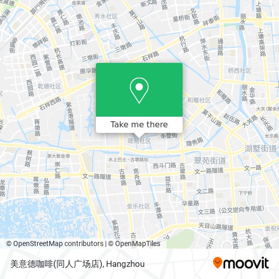 美意德咖啡(同人广场店) map