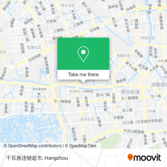 千百惠连锁超市 map