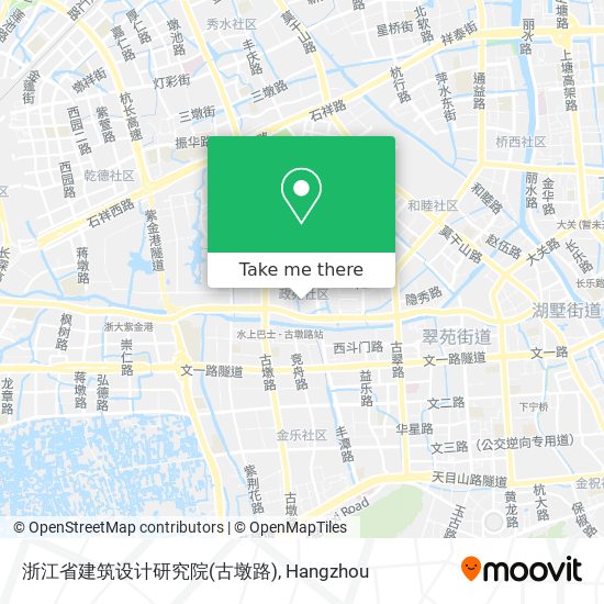 浙江省建筑设计研究院(古墩路) map