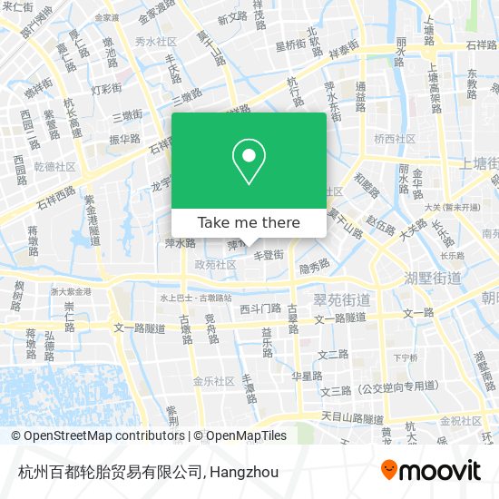 杭州百都轮胎贸易有限公司 map