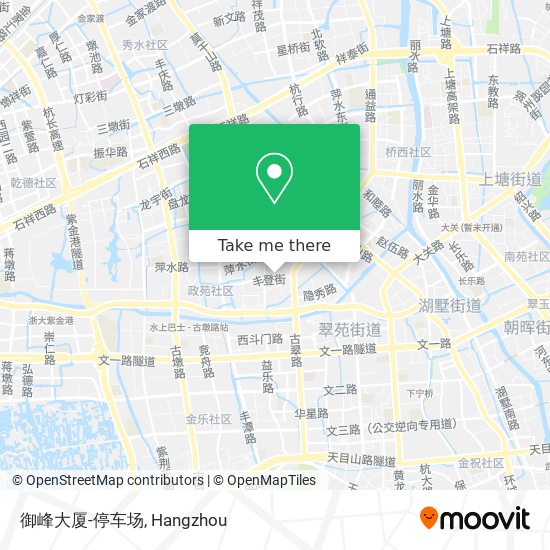 御峰大厦-停车场 map