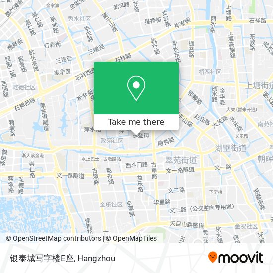 银泰城写字楼E座 map