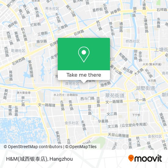 H&M(城西银泰店) map
