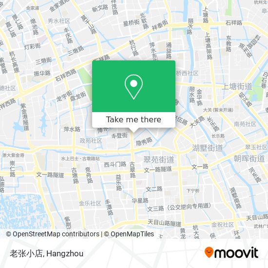 老张小店 map