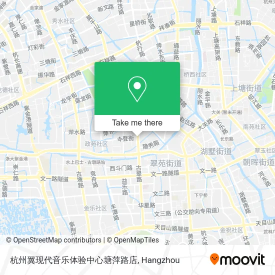 杭州翼现代音乐体验中心塘萍路店 map