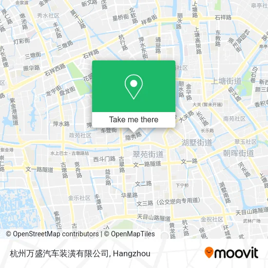 杭州万盛汽车装潢有限公司 map