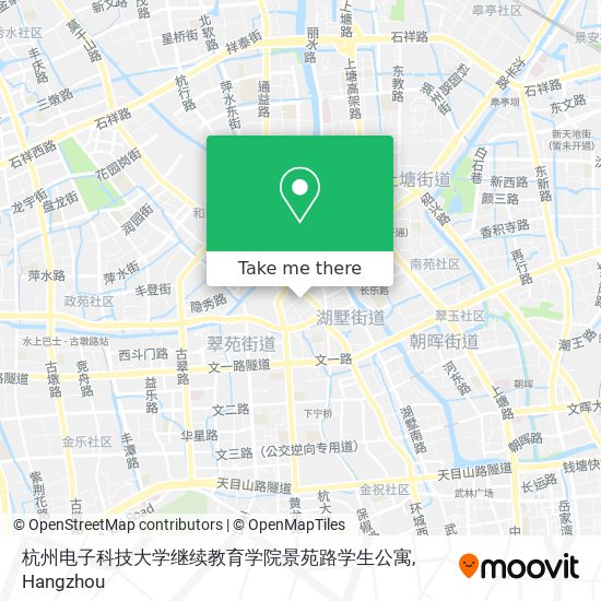 杭州电子科技大学继续教育学院景苑路学生公寓 map