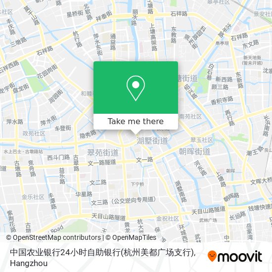 中国农业银行24小时自助银行(杭州美都广场支行) map