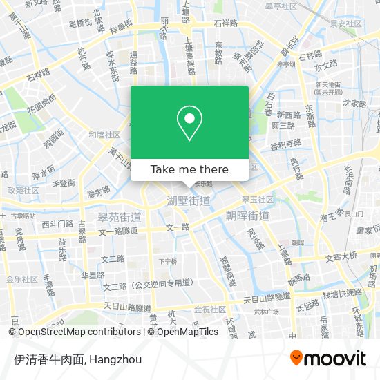 伊清香牛肉面 map