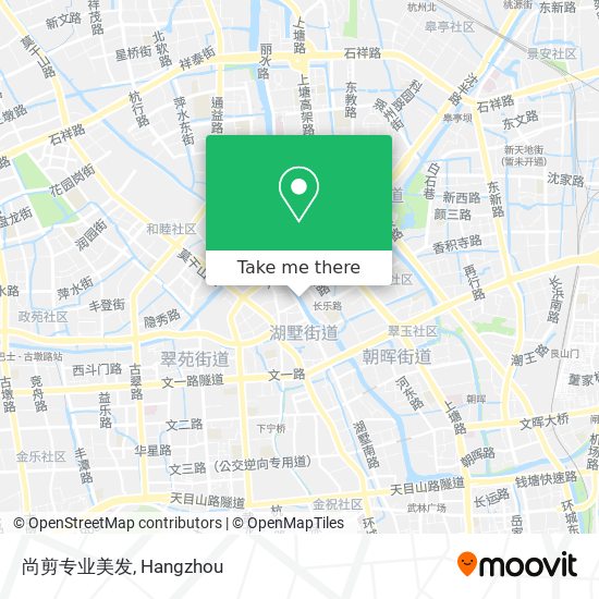 尚剪专业美发 map