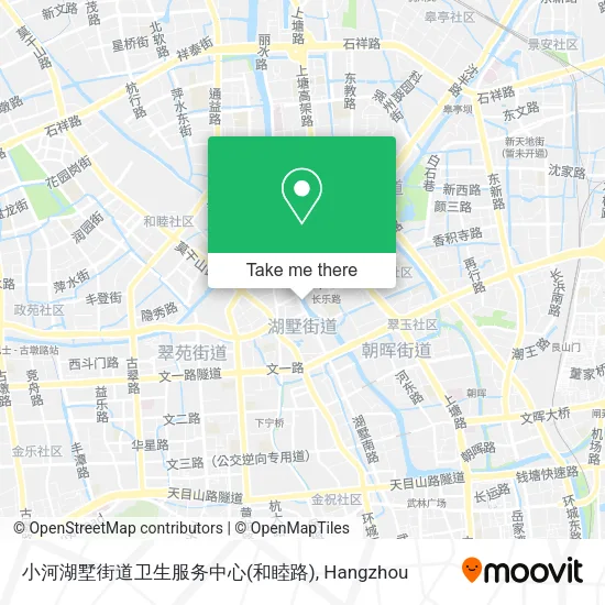 小河湖墅街道卫生服务中心(和睦路) map