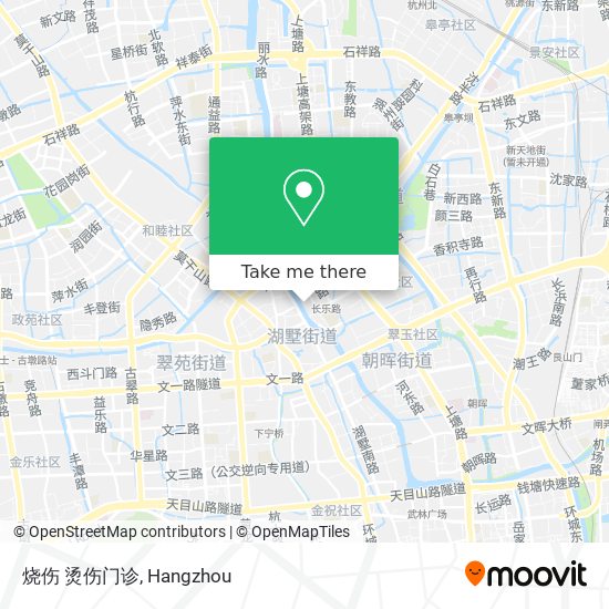 烧伤 烫伤门诊 map