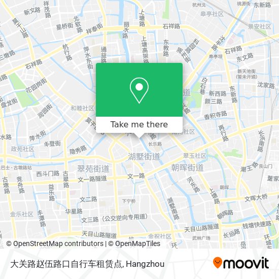大关路赵伍路口自行车租赁点 map