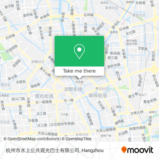杭州市水上公共观光巴士有限公司 map