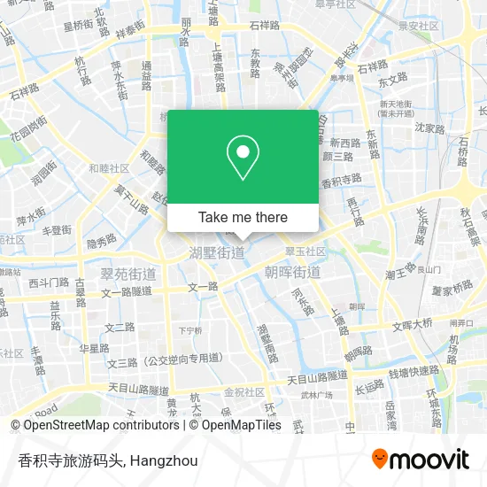 香积寺旅游码头 map