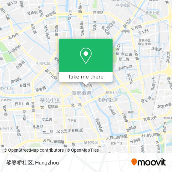 娑婆桥社区 map