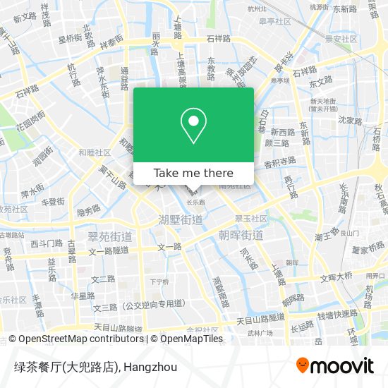 绿茶餐厅(大兜路店) map