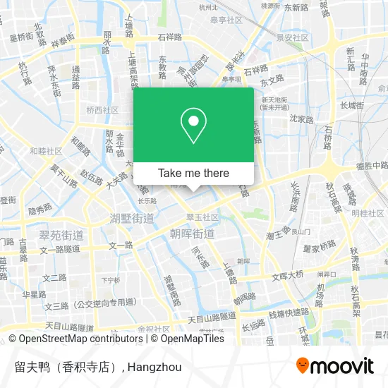 留夫鸭（香积寺店） map