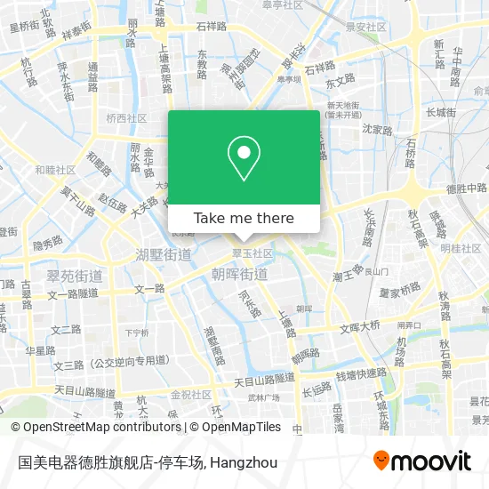 国美电器德胜旗舰店-停车场 map