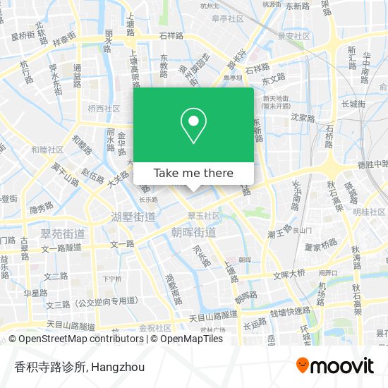 香积寺路诊所 map