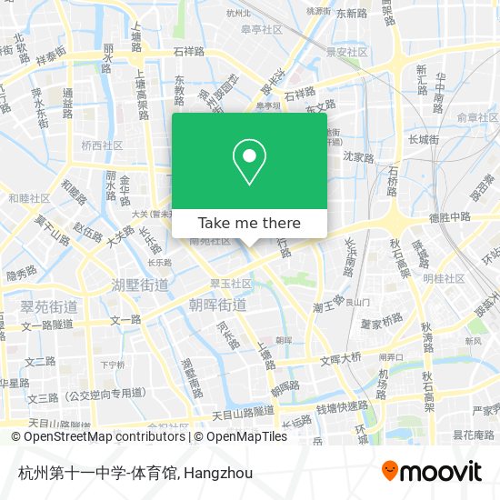 杭州第十一中学-体育馆 map