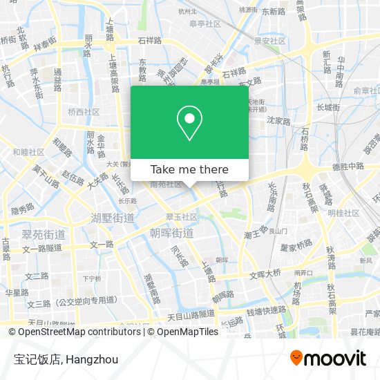 宝记饭店 map