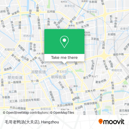毛哥老鸭汤(大关店) map