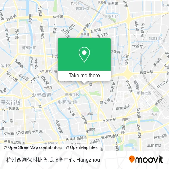 杭州西湖保时捷售后服务中心 map