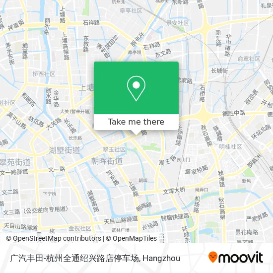 广汽丰田-杭州全通绍兴路店停车场 map