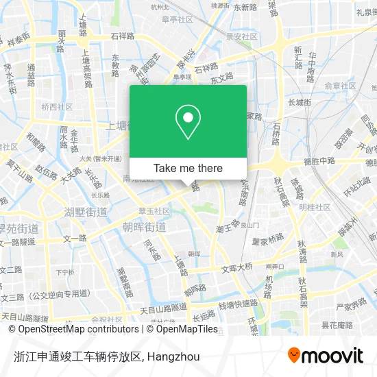 浙江申通竣工车辆停放区 map