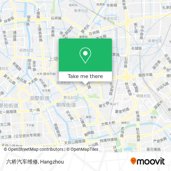 六桥汽车维修 map