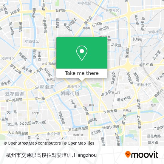 杭州市交通职高模拟驾驶培训 map