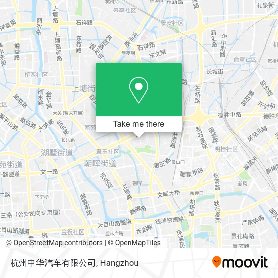 杭州申华汽车有限公司 map