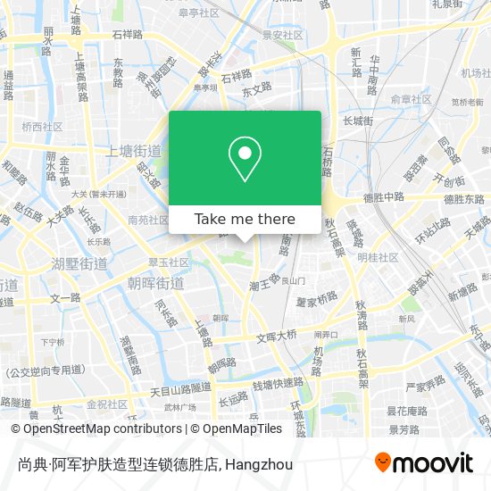 尚典·阿军护肤造型连锁德胜店 map