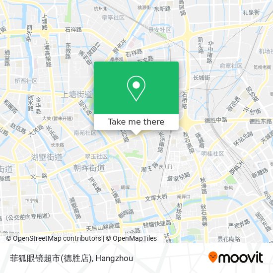 菲狐眼镜超市(德胜店) map