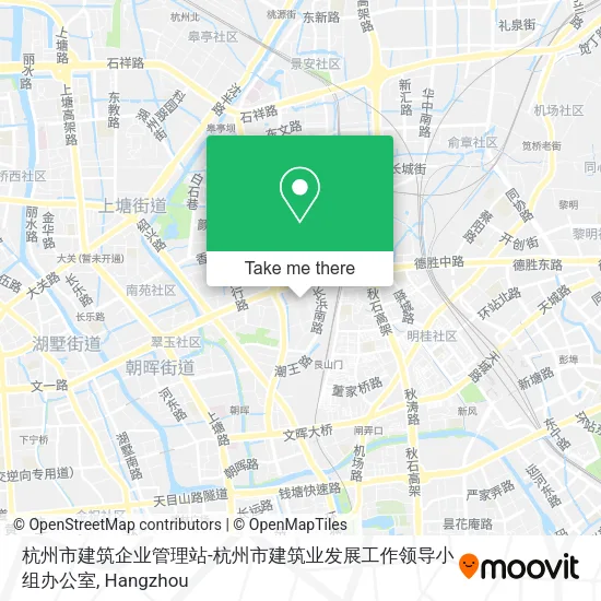 杭州市建筑企业管理站-杭州市建筑业发展工作领导小组办公室 map