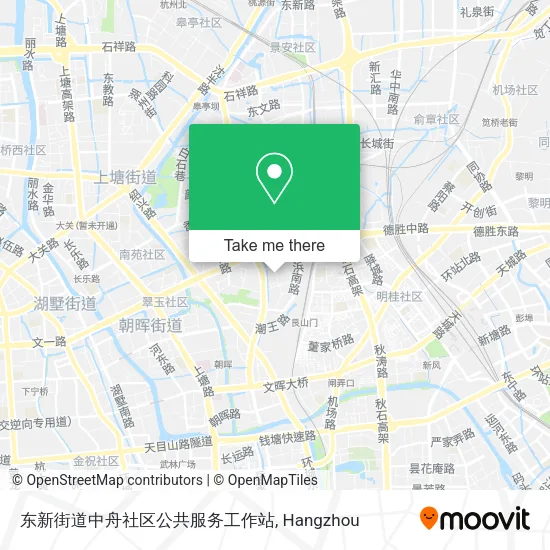 东新街道中舟社区公共服务工作站 map