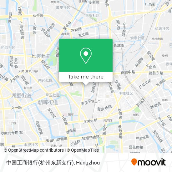 中国工商银行(杭州东新支行) map