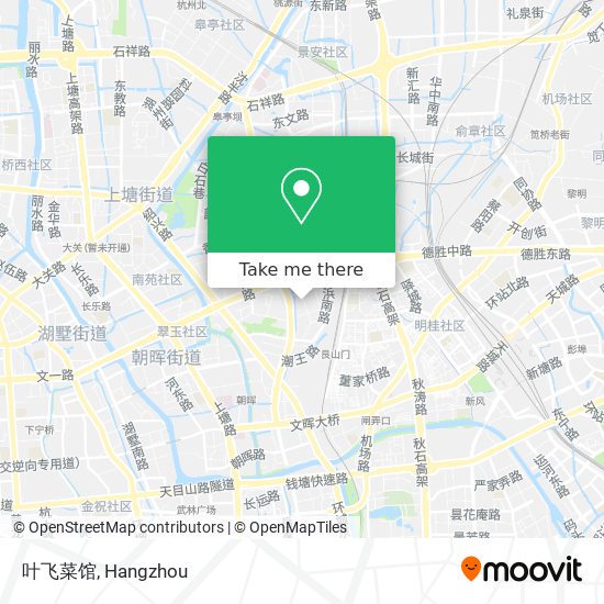 叶飞菜馆 map