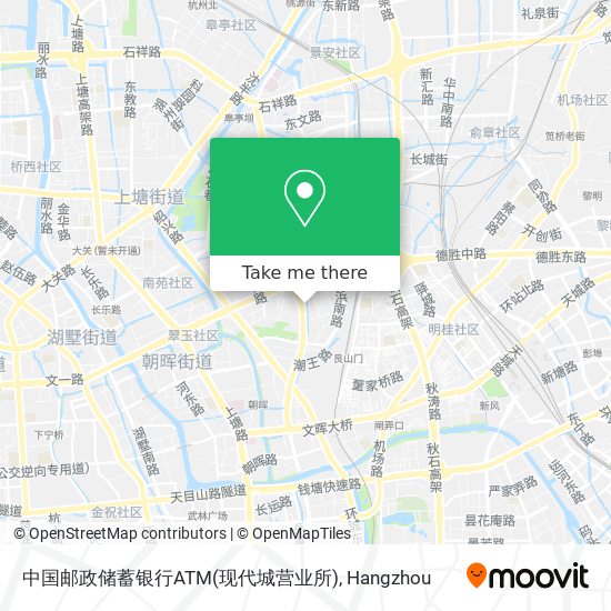 中国邮政储蓄银行ATM(现代城营业所) map