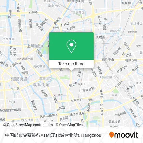 中国邮政储蓄银行ATM(现代城营业所) map