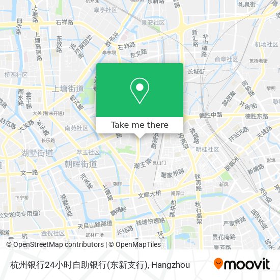 杭州银行24小时自助银行(东新支行) map