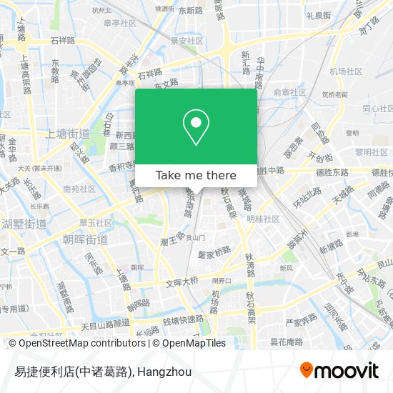 易捷便利店(中诸葛路) map