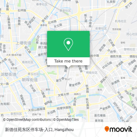 新德佳苑东区停车场-入口 map