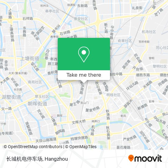 长城机电停车场 map