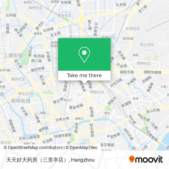 天天好大药房（三里亭店） map