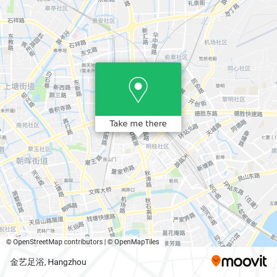 金艺足浴 map