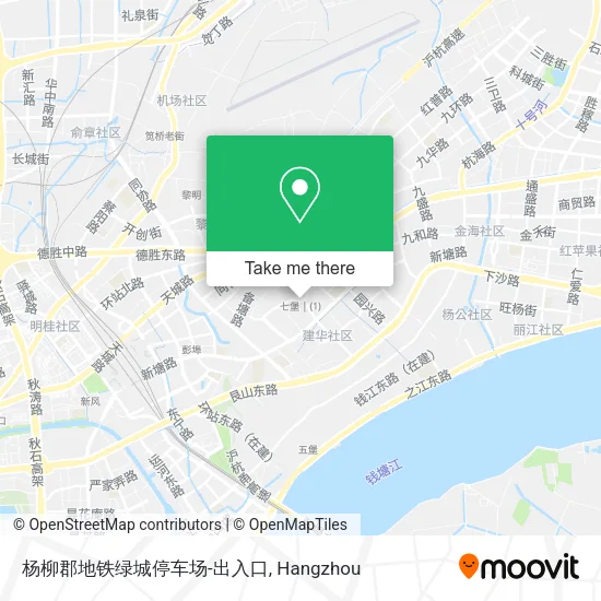 杨柳郡地铁绿城停车场-出入口 map